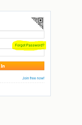 Forgot password Aliexpress